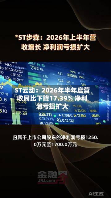 ST云动：2026年半年度营收同比下降17.39% 净利润亏损扩大-第3张图片