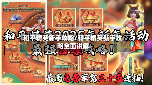 和平精英新手攻略/和平精英新手攻略全面讲解