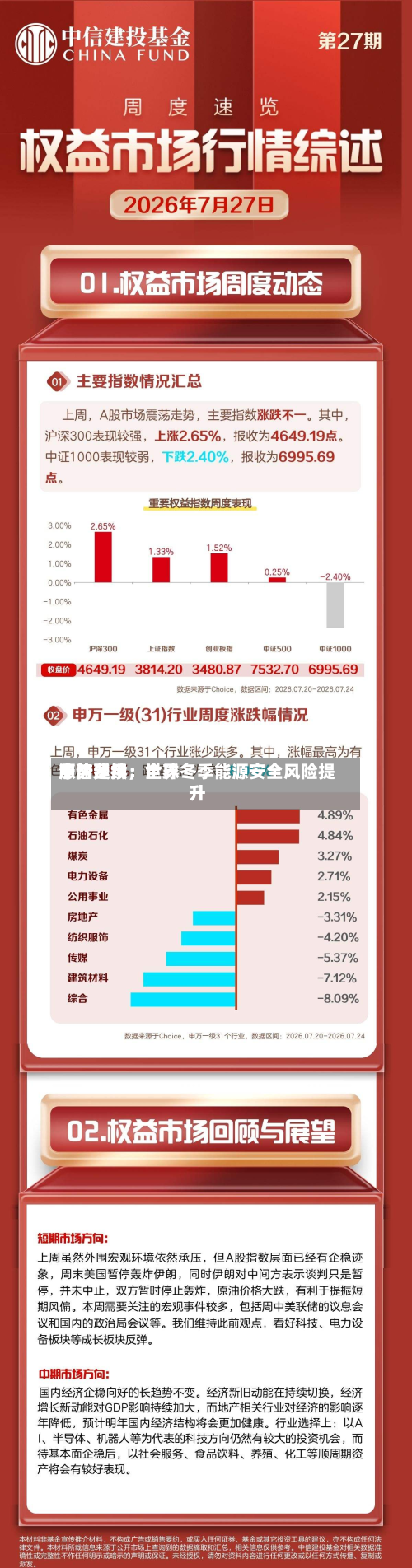 中信建投：世界原油费用涨势延续，全球冬季能源安全风险提升-第2张图片