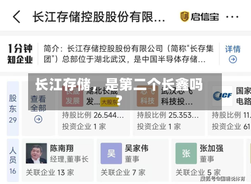 长江存储，是第二个长鑫吗？-第2张图片