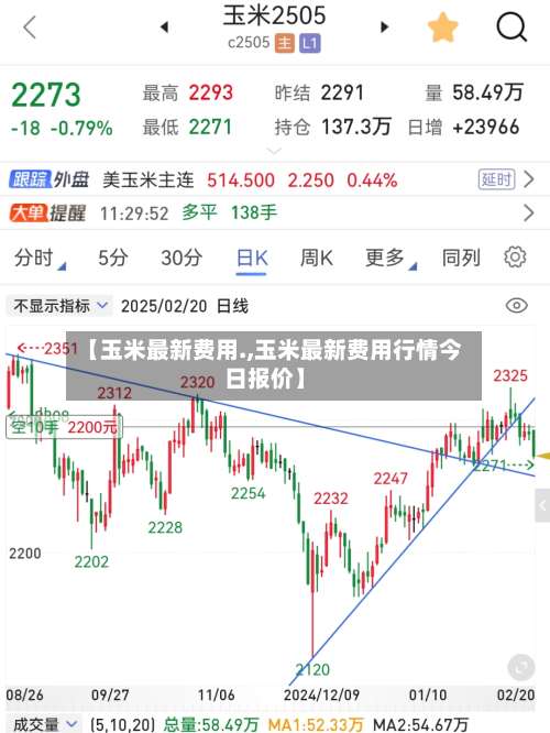 【玉米最新费用.,玉米最新费用行情今日报价】
