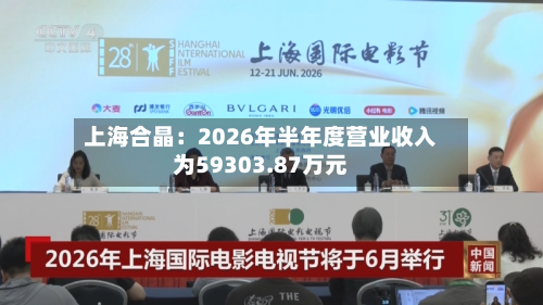 上海合晶:2026年半年度营业收入为59303.87万元-第1张图片