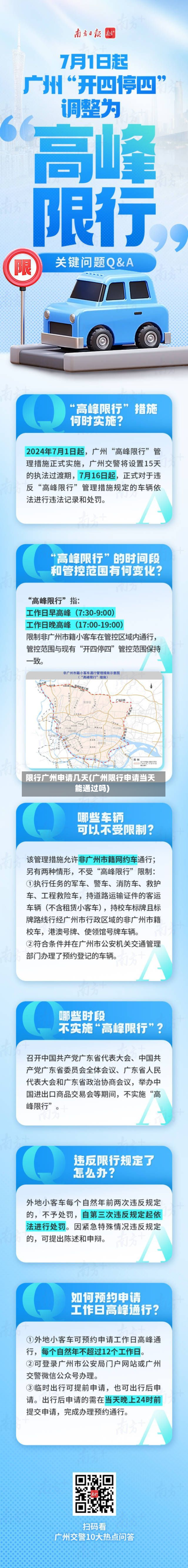 限行广州申请几天(广州限行申请当天能通过吗)